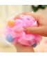 Bông tắm lưới tròn đính mút xốp tạo bọt BATHING FLOWER